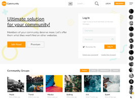 OneCommunity – BuddyPress Membership Theme