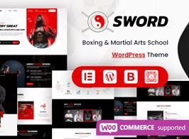Sword – Martial Arts Boxing WordPress Theme + RTL