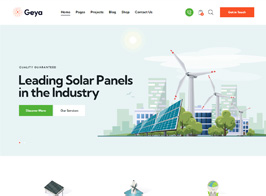 Geya – Renewable Energy & Ecology Protection WordPress Theme