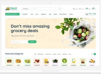 Nest – Grocery Store WooCommerce WordPress Theme