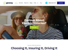 Greeny – Electric Car Dealership WordPress Theme