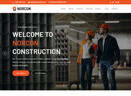 Norcon – Construction Renovation WordPress Theme