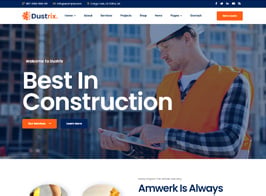 Dustrix – Construction and Industry WordPress Theme