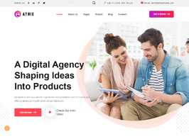 Atrix – Creative Multipurpose WordPress Theme