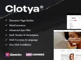 Clotya – Fashion Store Ecommerce WordPress Theme