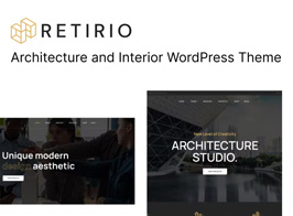 Retirio – Architecture and Interior WordPress Theme