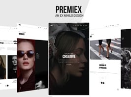 Premiex – One Page Portfolio WordPress Theme