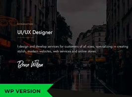 Resumo | Personal Portfolio WordPress Theme