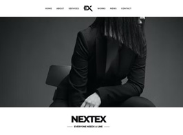Nextex – One Page Photography WordPress Theme