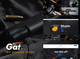 Gat – Gun & Weapon Store WordPress Theme
