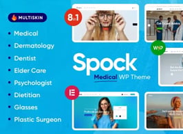 Spock – Medical Elementor Multi-skin WordPress Theme