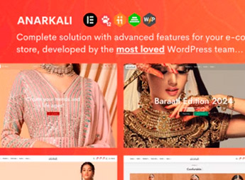 Anarkali – Fashion Shop Ecommerce Elementor Theme