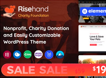 RiseHand – Charity & Donation WordPress Theme