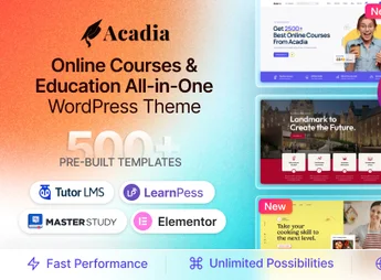 Acadia – Education WordPress Theme
