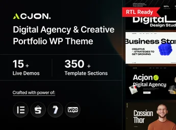 Acjon – Digital Agency WordPress Theme