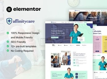 AffinityCare – Home Care & Private Nursing Services Elementor Template Kit