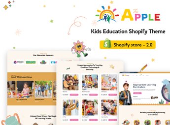 AforApple – Kids School Education & Online Courses Shopify Theme