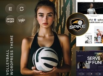 Spike – Volleyball WordPress Theme