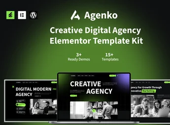 Agenko – Creative Digital Agency Elementor Template Kit