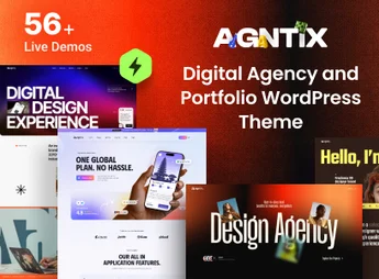 Agntix – Digital Agency & Creative Portfolio WordPress Theme