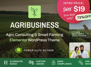 Agribusiness – Agriculture Business Consulting WordPress Theme