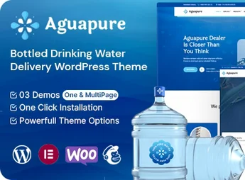 Aguapure – Drinking Water Company WordPress Theme