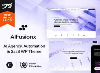 AI FusionX – AI Agency Tech & SaaS WordPress Theme