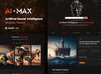 AI Max – AI Games, Apps & Tools Store Shopify Theme