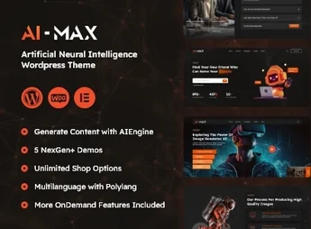 AIMAX – AI Agency WordPress Theme