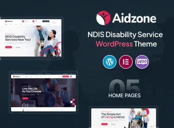 Aidzone – NDIS Disability Service WordPress Theme