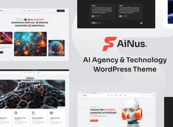 Ainus – AI Agency & Technology WordPress Theme
