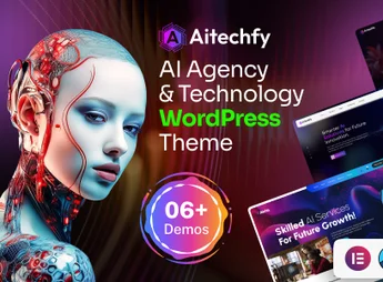 Aitechfy – AI Agency & Technology WordPress Theme