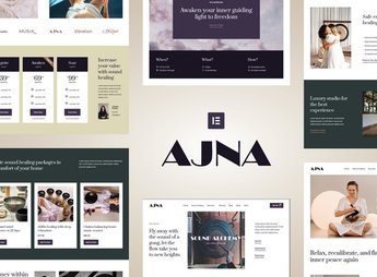 Ajna – Sound Healing & Music Therapy Elementor Pro Template Kit