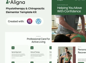 Aligna – Physiotherapy & Chiropractic Elementor Template Kit