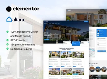 Altara – Real Estate & Property Elementor Pro Template Kit