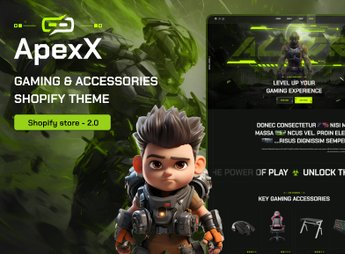 ApexX – Esports & Gaming Store Shopify Theme