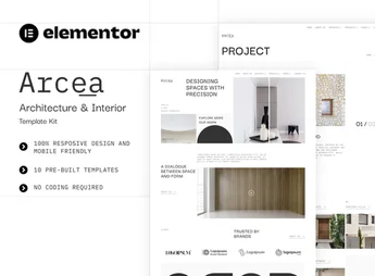 Arcea – Architecture & Interior Elementor Template Kit