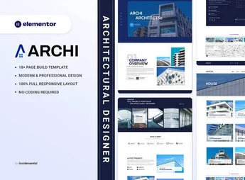 Archi – Senior Architectural Designer Elementor Template Kit