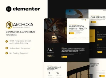Archoxia – Construction & Architecture Elementor Template Kit