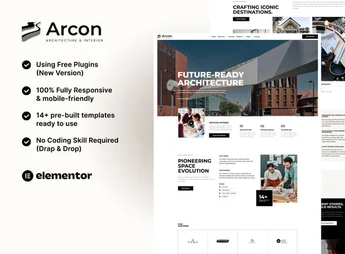 Arcon – Architecture & Interior Elementor Template Kit