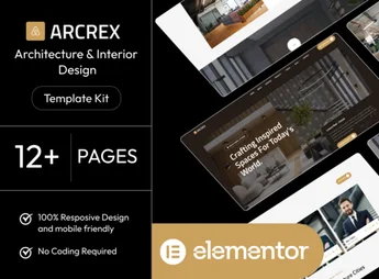 Arcrex – Architecture & Interior Design Elementor Template Kit