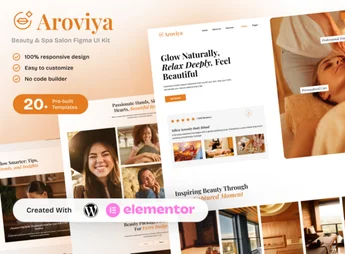 Aroviya – Beauty & Spa Salon Elementor Template Kit