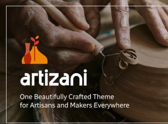Artizani – Handmade Artists and Artisans WordPress Theme