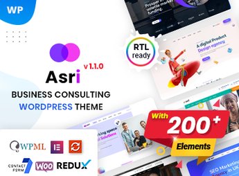 Asri – Multi-Purpose Elementor WordPress Theme