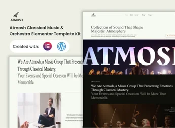 Atmosh – Classical Music & Orchestra Elementor Template Kit