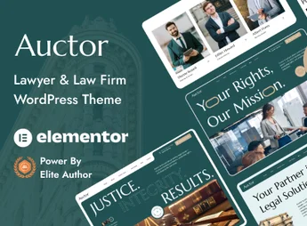 Auctor – Lawyer & Attorney WordPress Theme