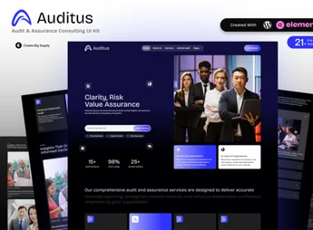 Auditus – Audit & Assurance Consulting Elementor Template Kit