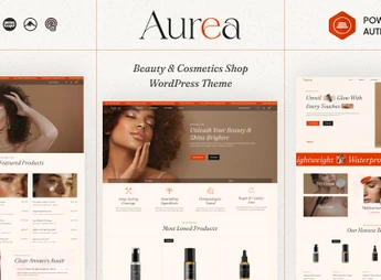 Aurea – Beauty Cosmetic WordPress Theme