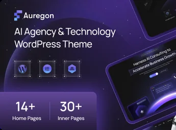 Auregon – AI Agency & Technology WordPress Theme