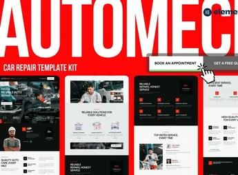 Automech – Auto Repair Service Elementor Template Kit